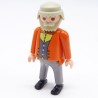 Playmobil 1195 Homme Cowboy Gros Ventre Orange et Gris