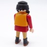 Playmobil 1197 Homme Cowboy Shériff Rouge et Marron Gilet Orange