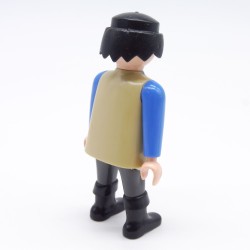 Playmobil 1208 Homme Cowboy Shériff Bleu et Gris