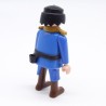 Playmobil 14063 Homme Samourai Asiatique Bleu Ceinture Noire