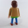 Playmobil 26257 Homme Bleu et Vert avec Gilet Marron Clair