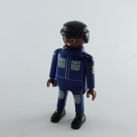 Playmobil 29033 Homme Policier Bleu Africain