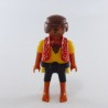 Playmobil 26229 Homme Pirate Hispanique Noir et Jaune Gilet Rouge Pieds Nus