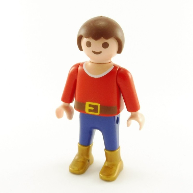 Playmobil 21934 Enfant Garçon Bleu et Rouge Prince 4153