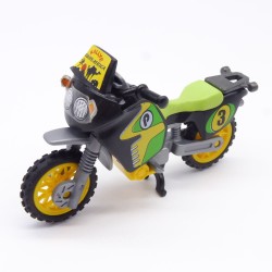 Playmobil 38623 Moto Cross Noire et verte 4426 7396