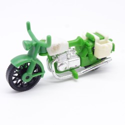 Playmobil 23231 Moto Verte Vintage Pas de Casse un peu sale état Correct