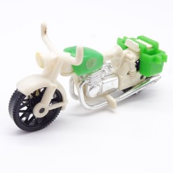 Playmobil 23951 Moto Blanche Vintage Pas de Casse un peu sale et un peu usée