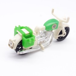 Playmobil 23951 Moto Blanche Vintage Pas de Casse un peu sale et un peu usée