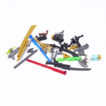 Lego LEG0854 Gros Lot armes Divers Lego environ 25 pièces