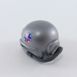 Playmobil 17107 Playmobil Casque Gris de Pilote Hélicoptère avec Micro