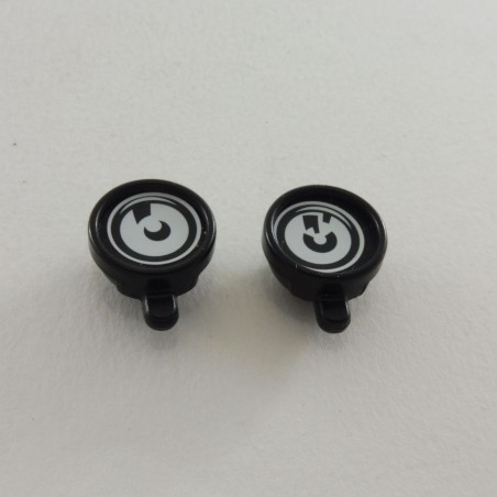 Playmobil 15889 Playmobil Set of 2 Black Spotlights for Jeep Car Truck