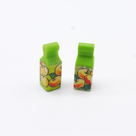 Playmobil 31386 Playmobil Lot of 2 Brick Bottles of Apple Juice