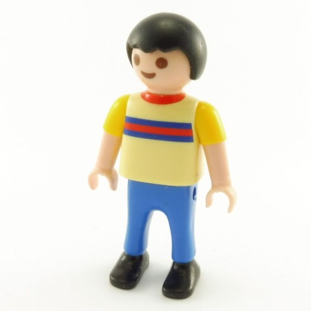Playmobil Enfant Garçon Jaune et Bleu 4636