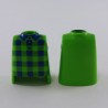 Playmobil 9154 Playmobil Lot of 2 Bustes Men Green Check Shirt