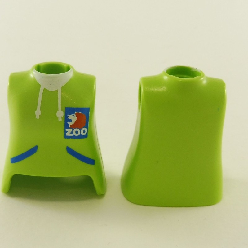 Playmobil 23443 Playmobil Lot de 2 Bustes Femme Vert Zoo