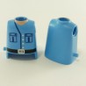 Playmobil 22993 Playmobil Lot de 2 Bustes Police Bleu Clair avec Chemise et Picot pour Holster