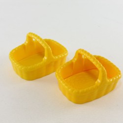 Playmobil 1017 Playmobil Batch of 2 Yellow Baskets